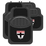 ST KILDA FC Official AFL Universal Rubber Car Floor Mats Carpet New Design