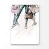 Fancy Ladies with Luxury Bags Print 100% Australian Made 60x90cm (Stretched Canvas)