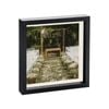 Nicola Spring 10" x 10" Black 3D Box Photo Frame - 8" x 8" Mount