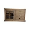 Jade Dresser 5 Chest of Drawers 1 Door Bed Storage Cabinet - Natural