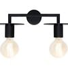 Cougar Lighting Inka Wall Light Black 2lt