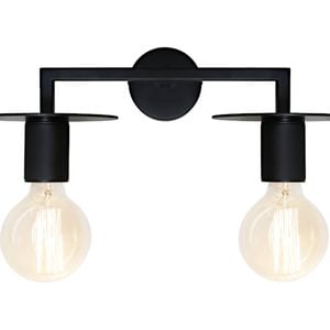 Cougar Lighting Inka Wall Light Black 2lt