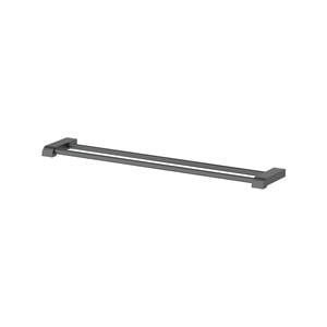 Gareth Ashton Gun Metal 760mm Double Towel Rail