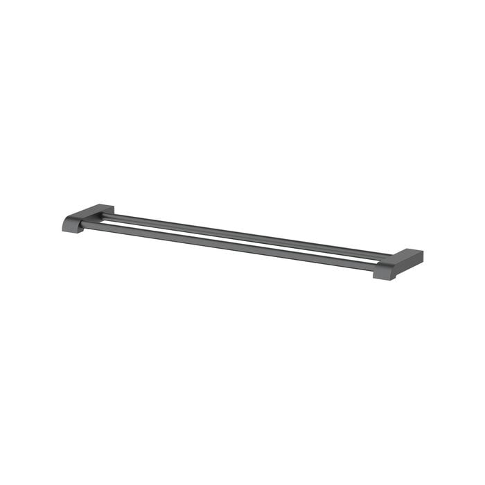 Gareth Ashton Gun Metal 760mm Double Towel Rail