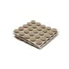 Surface Gard 10mm Beige Round Felt - 75 Pack