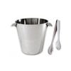 Stainless Steel Wine Bucket + Ice Tongs