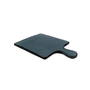 Creativewomen Hammered Glass Square Serving Board Blue 18x25cm Dishwasher Safe