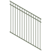 ProtectorAl 350-1200W x 1200H Pale Eucalypt DTR All Up Pool Fence Panel Raked 16-30º