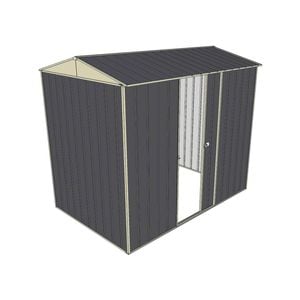 Build-a-Shed 1.5 x 2.3 x 2.3m Single Sliding Side Door Gable Shed - Grey
