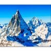Mountain Tops Alpine Mountains  Print 100% Australian Made 75 x 50cm  (Stretched)