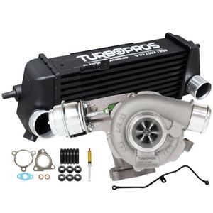 Upgrade Billet Turbo Charger With 76mm Intercooler And Genuine Oil Feed Pipe For Hyundai i30 1.6L 2007-2012