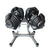 2 Pack of 40kg Smart Adjustable Dumbbell Weight Set Total 80kg With Stand