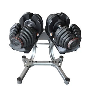2 Pack of 40kg Smart Adjustable Dumbbell Weight Set Total 80kg With Stand