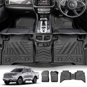 3D All-Weather Floor Mats for GWM Cannon/Cannon-L/Cannon CC/Cannon-L CC Premium 2021-Onwards Full Set