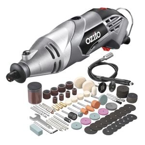 Ozito 109 Accessories Rotary Tool Set With Flex Shaft Plus