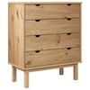 vidaXL Drawer Cabinet Storage Cabinet Cupboard Living Room OTTA Pine
