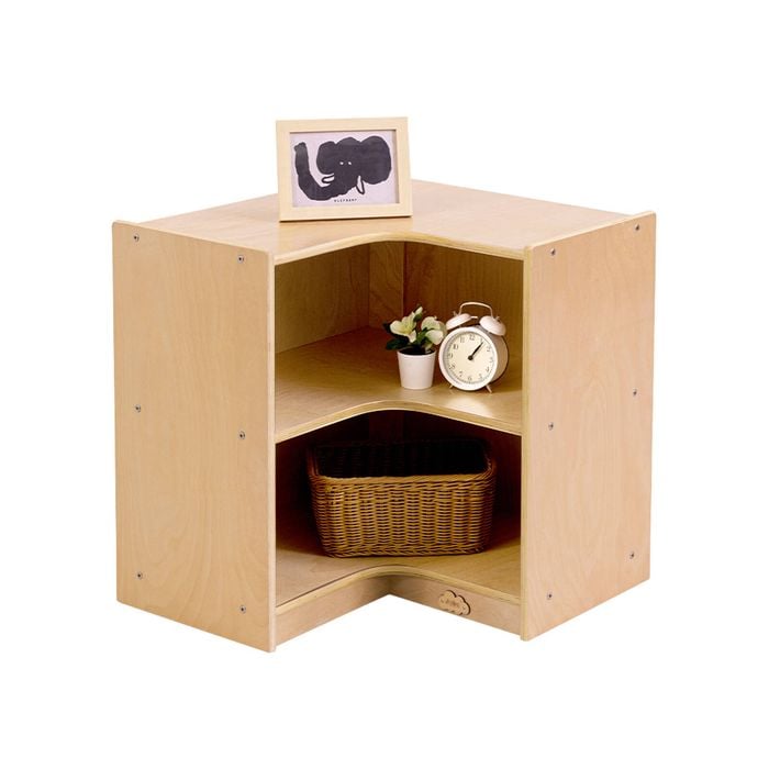 Jooyes Birchwood Corner Storage Shelf - 60cm | Storage Shelf | 60.5cm