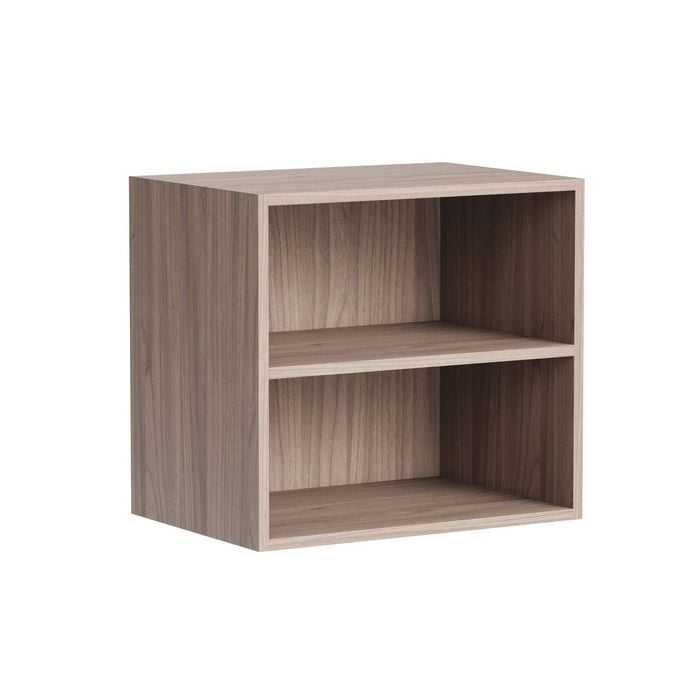 Kaboodle 700-799mm Silver Ash Customisable Deep Med Wall Open Open Shelf