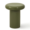 Nordhavn Olive Green Side Table, Modern Sofa End Table, 46cm Dia. x 55cm (H)