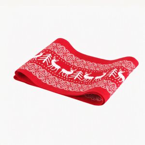 Jingle Jollys Christmas Table Runner 270x28CM Red