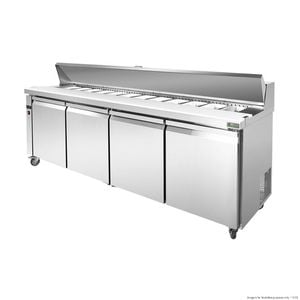 Thermaster Four Door Sandwich Bar  - Salad Bar Fridges (slb240)