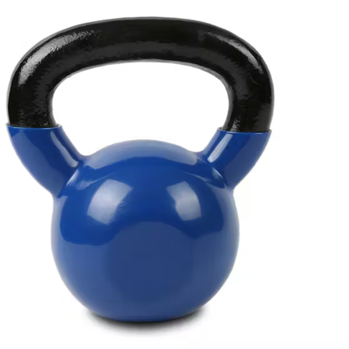 Vinyl-Coated Kettlebells - Full-Body Strength & Endurance Training - 10kg