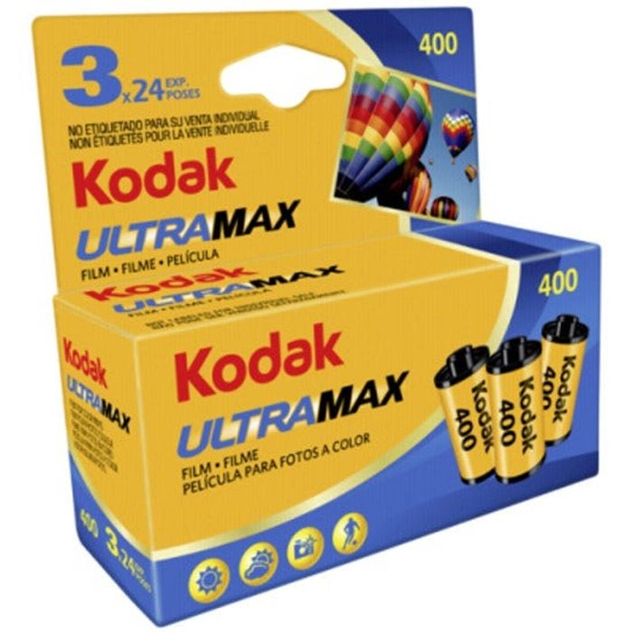 Kodak Gc Ultramax 135-24 400 3pk Carded Film