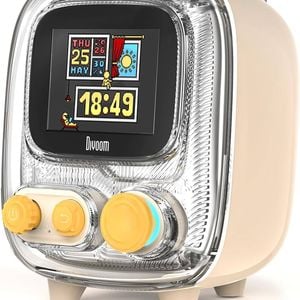 Divoom Tiivoo-2 Photo Album & Lyrics Speaker - White