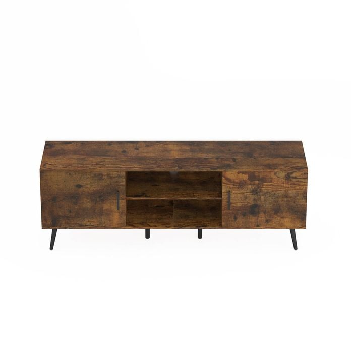 Ufurniture TV Cabinet Entertainment Unit 140cm Walnut
