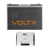 Voltx 12v 100ah 1280wh Lithium Battery + 20a Mppt Controller - Camping, Caravan & Backup Ready, Complete Solar Power Setup