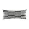 Kas Australia Loper Cushion Rectangular Stripe Charcoal 35x80cm