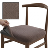 Anyseat Chair Cover Brown Fur Stretch Seat Cover For Home Dinning Kitchen Washable Removable