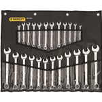 Stanley 24 Piece Metric & A/F Combination Spanner Set