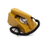 GPO Trim Phone Push Button - Mustard