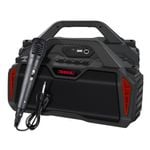 Bluetooth TWS Wireless Karaoke Speaker Rechargeable w/ Mic - Red