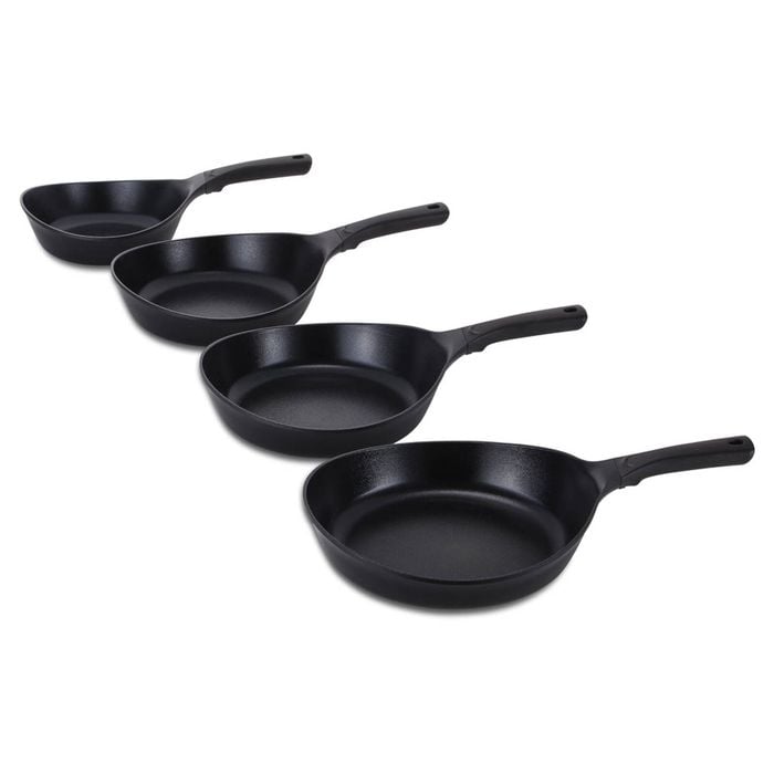 Neoflam Vulcan 24, 28cm  Frypans And 24, 28cm Woks Set Induction Black