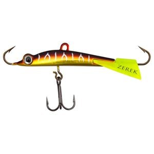 40mm Sundown Shrimp Zerek Ice Gigolo Jig Fishing Lure - 10gm Ice Jig Lure