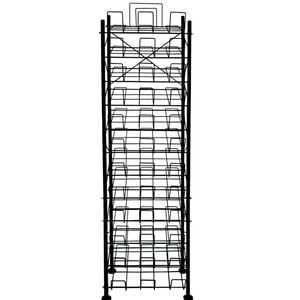 Placemat Display Rack  Black Frame