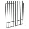 ProtectorAl 800 - 1200 x 1500mm Palladium Silver Aluminium Batten Pool Gate