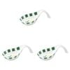 3PK Porto Limone Stoneware Kitchen Spoon Rest Holder 22.5x11cm Multi-Coloured