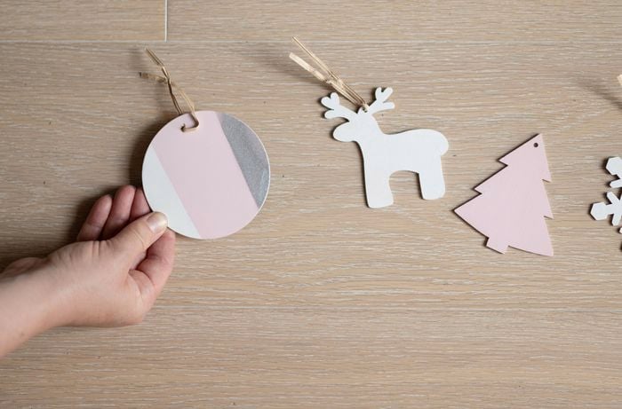 cut outs of christmas themed paper props