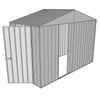 Build-a-Shed 3.0 x 1.5 x 2.3m Gable Single Hinged Side Door Shed - Zinc
