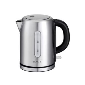 Maxim 1L Small Stainless Steel 2200W Electric Cordless Kettle