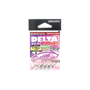 Decoy Delta Magic SV51 Finesse Ajing Fishing Jig Head 1/16oz 6