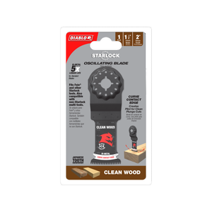 Diablo 32mm Starlock Multi-Tool Blade for Clean Wood