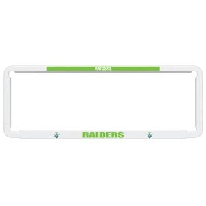 1x Official Nrl Canberra Raiders Car Number Plate Frame Cover Surround New Logo