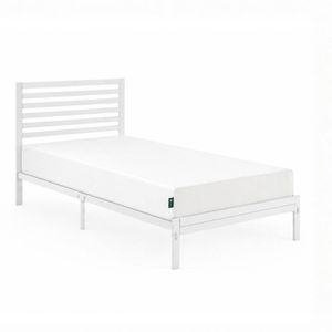 Zinus King Single Kai Bamboo Metal Bed Frame & Memory Foam Mattress Set, 20cm Green Tea