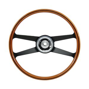 Classic 4 Spoke 390mm Wood Rim Steering Wheel suits Porsche 911/912 1965-73