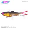 Samaki Vibelicious Fork Tail Vibe 70mm Soft Plastic Fishing Lure Redskin UV