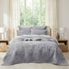 Renee Taylor Archie Cross Stitch Velvet European Pillowcase Cotton Silver Line
